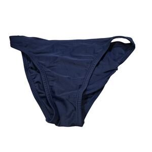 Women's Nike Navy Blue Bikini Swim Bottoms | Size 6